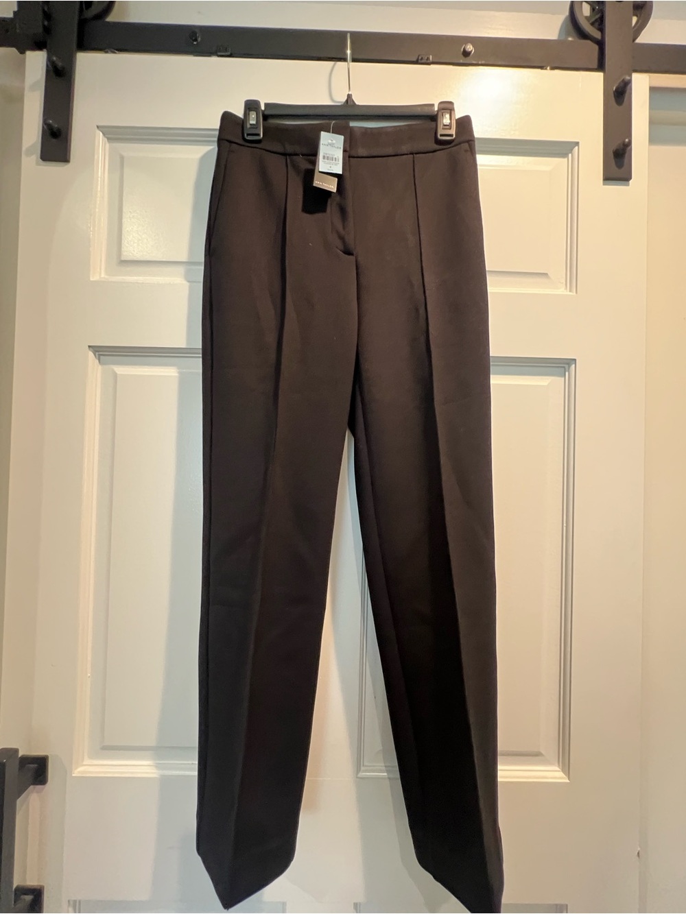 Ann Taylor Double Knit Suiting Black Womens’ Dress Pants - Classic Straight Leg